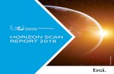 HORIZON SCAN REPORT 2018 - BSI Group · BCI HORIZON SCAN REPORT 2018 It is worth noting how challenges such as new laws or regulations (12%) and the availability of key talent/skills