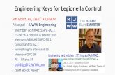 Engineering Keys for Legionella Control - Madison ASHRAE...diagnosis and treatment of Legionaries’ disease • Distinguish and be familiar with Legionella disinfection and control