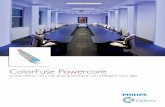 ColorFuse Powercore - Color Kinetics...2 ColorFuse Powercore Product Guide ColorFuse Powercore Linear interior LED wall grazing luminaire with intelligent color light With narrow and