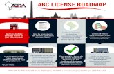 ABC LICENSE ROADMAP - DC Alcoholic Beverage Regulation ... · ABC License Application (available online). ABC LICENSE ROADMAP 2000 14th St., NW, Suite 400 South, Washington, DC 20009