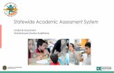 Statewide Academic Assessment System · Statewide Academic Assessment System “Medición y Evaluación para la Transformación Académica” (META-PR), “Medición y Evaluación