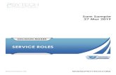 SERVICE ROLES - Psytech Service... · 2019-09-22 · success in customer service roles. These are presented as six competencies that are typical to general customer service roles