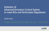 Evolution of Advanced Emissions Control System to meet NOx ... · ING – Breakthrough of electric vehicle threatens European car industry, July 2017. Roland Berger – Fuels and