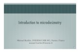 Introduction to microdosimetry - Indico [Home]indico.ictp.it/event/a09139/session/14/contribution/9/... · 2014-05-05 · ICRU 36: When statistical ﬂuctuation in energy deposition