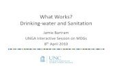 What Works? Drinking water and SanitationTrends in use of improved sanitation 1990 – 2008 and projections to 2015 Source: WHO and UNICEF, 2010. Progress on Sanitation and Drinking-water