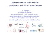 Mixed connective tissue diseases: Classification and clinical manifestationssclerodermie.net/wp-content/uploads/2015/04/MCTD... · 2015-04-06 · Mixed connective tissue diseases:
