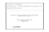 Ultra 3000 FIELD TECHNICIAN’S MANUAL - Emerson Electric · the Ultra 3000 may be used with any Personal Computer (PC) that uses Microsoft’s Disk Operating System (MS-DOS). The