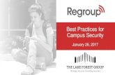 Best Practices for Campus Security - The Lake Forest Grouplakeforestgroup.com/.../02/Campus-Security-Webinar.pdf · Best Practices for Campus Security ... ERP, SIS, Digital Signage,