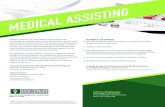 MEDICAL ASSISTING - Ivy Tech Community College of IndianaThe Medical Assisting program accepts a limited number of students each year and there is a separate application process. Degrees