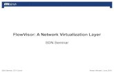 FlowVisor:A Network Virtualization Layer · ⇤ Deutsche Telekom Inc. R&D Lab, Los Altos, CA† Stanford University, Palo Alto, CA ⇧ Nicira Networks, Palo Alto, CA ‡ Big Switch