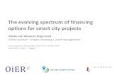 The evolving spectrum of financing options for smart city ... · The evolving spectrum of financing options for smart city projects Marko van Waveren Hogervorst ... 2016 - Ruggell.