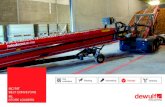 BELT CONVEYORS ML STORE LOADERS - Dewulf · 2019-07-02 · 80 CM WIDE SINGLE BELT CONVEYORS The MC 80 single belt conveyors have an 80 cm wide troughed belt with a capacity of over
