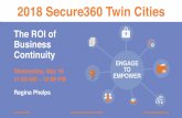 2018 Secure360 Twin Cities · • The Value on Investment (VOI) of Business Continuity ... Question. The Dreaded Question • If you haven’t already, you will likely get questions