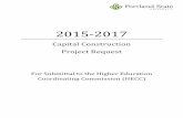 2015-2017 - Oregon€¦ · 01-05-2014  · 2015-2017 Capital Construction . Project Request . For Submittal to the Higher Education Coordinating Commission (HECC) 2 . INTRODUCTION.