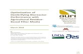 Optimization of Denitrifying Bioreactor Performance with ... · Minnesota’s Undergraduate Research Opportunities Program (UROP) is gratefully acknowledged. Working spaces for the