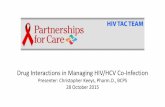 Drug Interactions in Managing HIV/HCV Co-Infectionaz801191.vo.msecnd.net/webinar-archives/508_Drug_Interactions_28… · HIV/HCV coinfection accelerates hepatic fibrosis in HCV infected