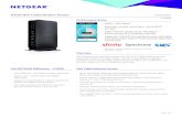 N300 WiFi Cable Modem Router Data Sheet C3000 Performance ...€¦ · N300 WiFi Cable Modem Router Data Sheet C3000 PAGE 1 OF 5 Overview Get 8 times faster download speeds with this