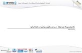 Multisite web application- Using AngularJS AngularJS... Multisite web application- Using AngularJS Case