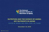 NUTRITION AND THE SCIENCE OF AGING: KEY NUTRIENTS …NUTRITION AND THE SCIENCE OF AGING: KEY NUTRIENTS IN AGING December 19, 2019 @NRCNA_engAging ... Dietary Reference Intakes for
