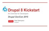 Peter Sawczynec - Drupal GovCon Drupal 8: Headless Drupal Drupal is a service, not an HTML output provider