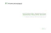 Forcepoint Appliances Getting Started Guide · Forcepoint Appliances: Getting Started 3 Forcepoint Appliances Granular Web security policy controls More than 120 Web security and
