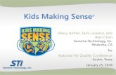 Kids Making Sense - US EPA · Kids Making Sense – An educational program to teach youth how to measure pollution using air quality sensors and to interpret the data they collect.