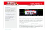 Caps Math Time Grade 1snagfilms-a.akamaihd.net/.../grade...game-time-4.4.pdf · At what time of day are hockey games usually played? Standards CCSS 1.MD.B.3 Tell and write time in