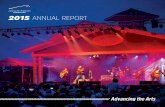 2015 ANNUAL REPORT… · That group included Daryl Hall & John Oates, The Beach Boys, Trombone Shorty & Orleans Avenue, Melissa Etheridge, Blondie, The Wailers, ... 2015 ANNUAL REPORT.