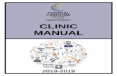 CLINIC MANUAL - CCCC · 2018-10-17 · Central Carolina Community College Dental Hygiene Clinic Manual 2018-2019 6 1. Patients who have been to the dental hygiene clinic previously