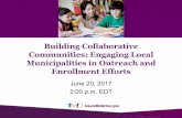 Building Collaborative Communities: Engaging Local ......Jun 20, 2017  · Chatham County Safety Net Planning Council ( mobile enrollment) MedbankFoundation (prescription assistance)