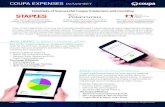 COUPA EXPENSES DATASHEET · to create, submit, and review expense reports. This type of busywork created by subpar expensing tools stops teams from identifying savings opportunities,
