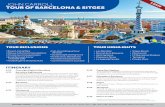 JOHN CARROLL YS TOUR OF BARCELONA & SITGES• La Sagrada Familia Please note: Itinerary is based upon proposed tour dates and activities are subject to change based upon final game