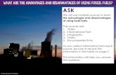 resourc · Source Advantages of Fossil Fuels Disadvantages of Fossil Fuels Video: What’s the Deal with Fossil Fuels? Describe how fossil fuels help us. Describe something about