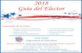 2018 Guía del Elector - Volusia Elections Updates/Voter_Guide_2018_Span.pdf · de Volusia a realizar elecciones transparentes, abiertas, honestas y seguras. ¡Estamos listos para