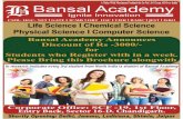 Bansal Academy brochure - UGC NET CSIR CoachingCSIR- UGC- NET I GATE I ICMR I DBT IISC I TIFR I BARC I JEST I ISRO BBansal Academy Ignite Innovation Corporate Office: SCF -19, 1st