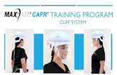 CAPR Training Program · 2018-06-04 · INDEX Warnings and Cautions 3. CAPR Introduction. 6: System Configuration Basics SnapOn Cage Removal ... tabs on each side of the Helmet Liner