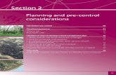 Planning and pre-control considerations · Planning and pre-control . considerations. Plan before you control 30 The planning process 31. Where to start 31 Planning flow chart 31.