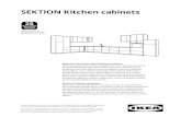SEKTION Kitchen cabinets - IKEA...A well organized kitchen is a kitchen you’ll love spending time in. When planning what your kitchen cabinets should include, think of how you want