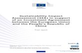 Sustainability Impact Assessment (SIA) in support of an ...€¦ · Sustainability Impact Assessment (SIA) in support of an Investment Agreement between the European Union and the