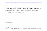 Endovascular Radiofrequency Ablation for Varicose …...2011/02/16  · Varicose veins (VV) are tortuous, twisted, or elongated veins. This can be due to existing (inherited) This