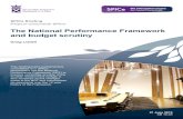 The National Performance Framework and budget scrutiny · 21-06-2019  · The National Performance Framework and budget scrutiny Greig Liddell This briefing helps parliamentary committees