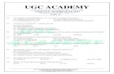 UGC ACADEMY - CSIR-UGC-NET Coaching|Chemistry|Physics| … · UGC ACADEMY LEADING INSTITUE FOR CSIR-JRF/NET, GATE & JAM CSIR-UGC-NET/JRF JUNE-2011 CHEMICAL SCIENCES JUNE 2011 PART–B