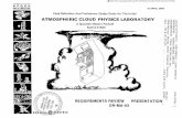 DIVISION 14 APRIL 1976 'Final...SPACE DIVISION 14 APRIL 1976 'Final Definition And Preliminary Design Study for The Initial ATMOSPHERIC CLOUD PHYSICS LABORATORY loc_ A Spacelab Mission