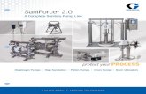 SaniForce 2.0 Overview Brochure - Graco · 2.5 in sanitary flange or 65 mm DIN 11851 1.5 in sanitary flange or 40 mm DIN 11851 1.5 in sanitary flange or 40 mm DIN 11851 3, 5, or 7