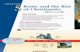 Rome and the Rise of Christianityhosekworldhistory.weebly.com/uploads/3/8/0/1/38017037/chap05.pdfRoman Republic. Officials Legislative Bodies 700 B.C. 600 B.C. 500 B.C. 400 B.C. 300
