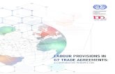 LABOUR PROVISIONS IN G7 TRADE AGREEMENTS · LABOUR PROVISIONS IN G7 TRADE AGREEMENTS: A COMPARATIVE PERSPECTIVE 4 to the issues stated in the labour, sustainable development chapters,