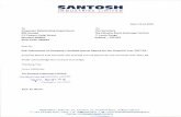 SANTOSH - Bombay Stock Exchange · For Santosh Industries Limited For SANTOSH INDUSTRIES LIMITED Date: 15.10.2018 ToTo Corporate Relationship DepartmentThe Secretary BSE LimitedThe