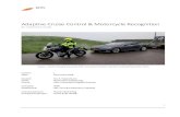 Adaptive Cruise Control & Motorcycle Recognition ... 1 Adaptive Cruise Control & Motorcycle Recognition
