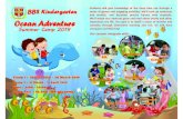 BBS Kindergarten · Ocean AAdventure Summer Camp 2019 ค่าลงทะบียน : 10,000 บาท/แคมป์ เวลาเรียน: 8:00 -14:00 น. แคมป์