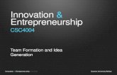 Innovation & Entrepreneurship Opening slide option 2B.McCollum/csc4004/2013Lectures/...Innovation & Entrepreneurship CSC4004 Queens University Belfast Changes Examples Demographics